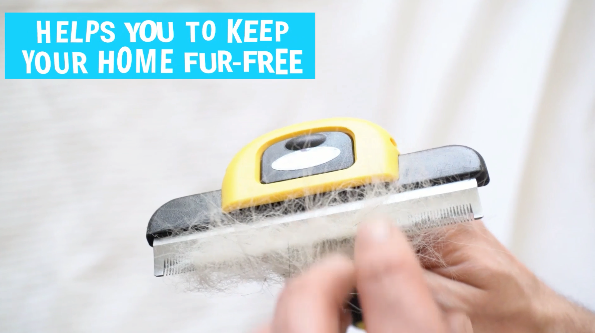 Load video: a video showing the benefits of the dakpets pet deshedding brush